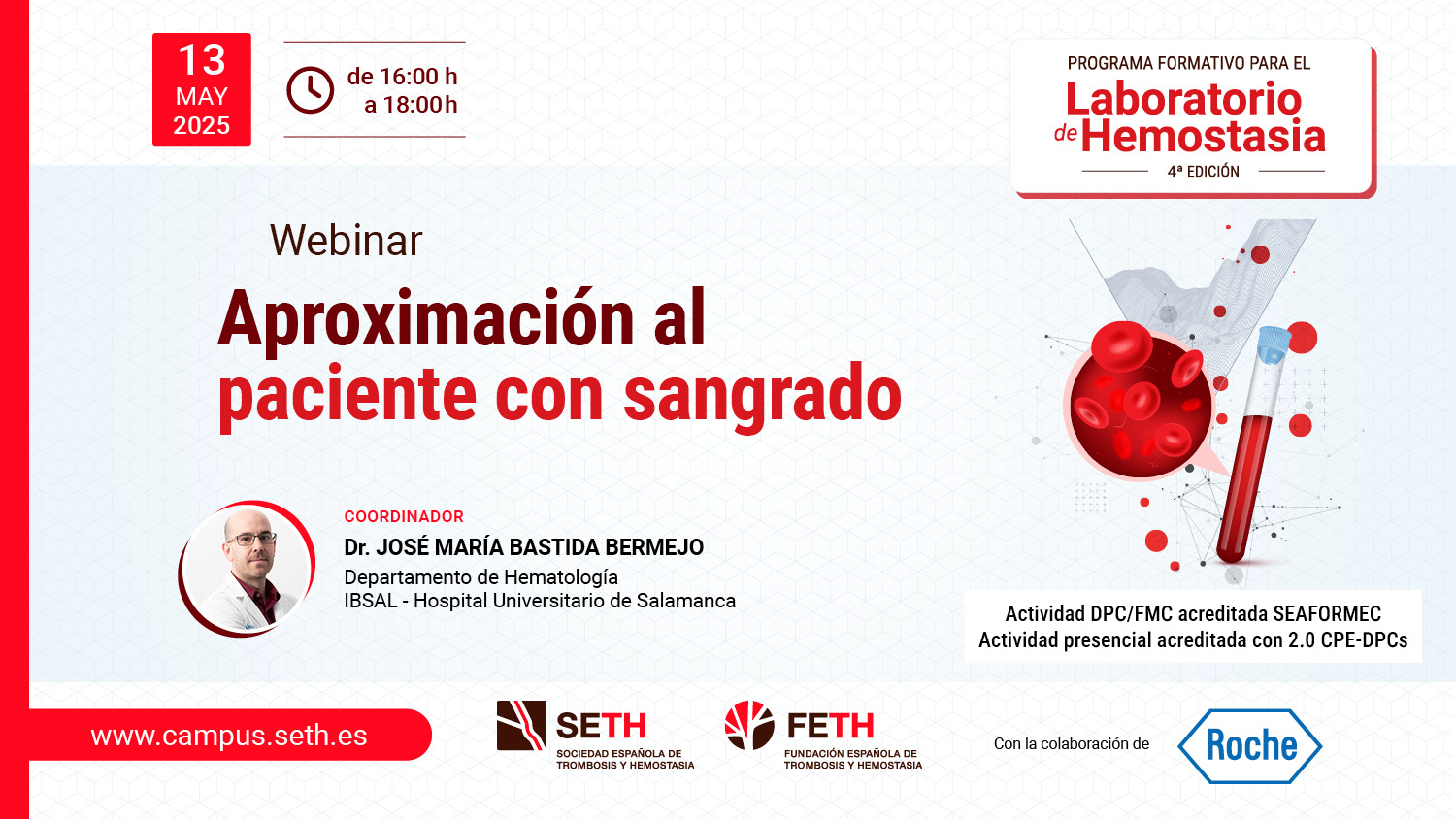 Webinar Aproximación al paciente con sangrado