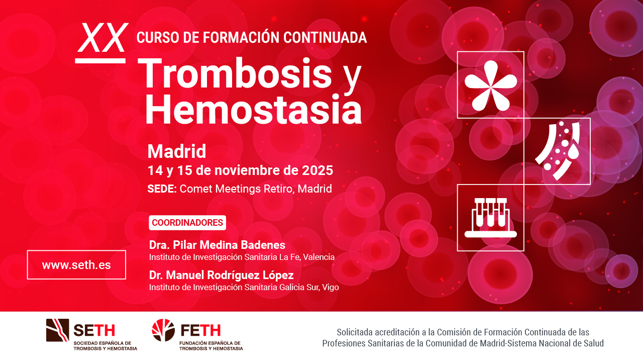XX Curso de formación continuada TROMBOSIS Y HEMOSTASIA