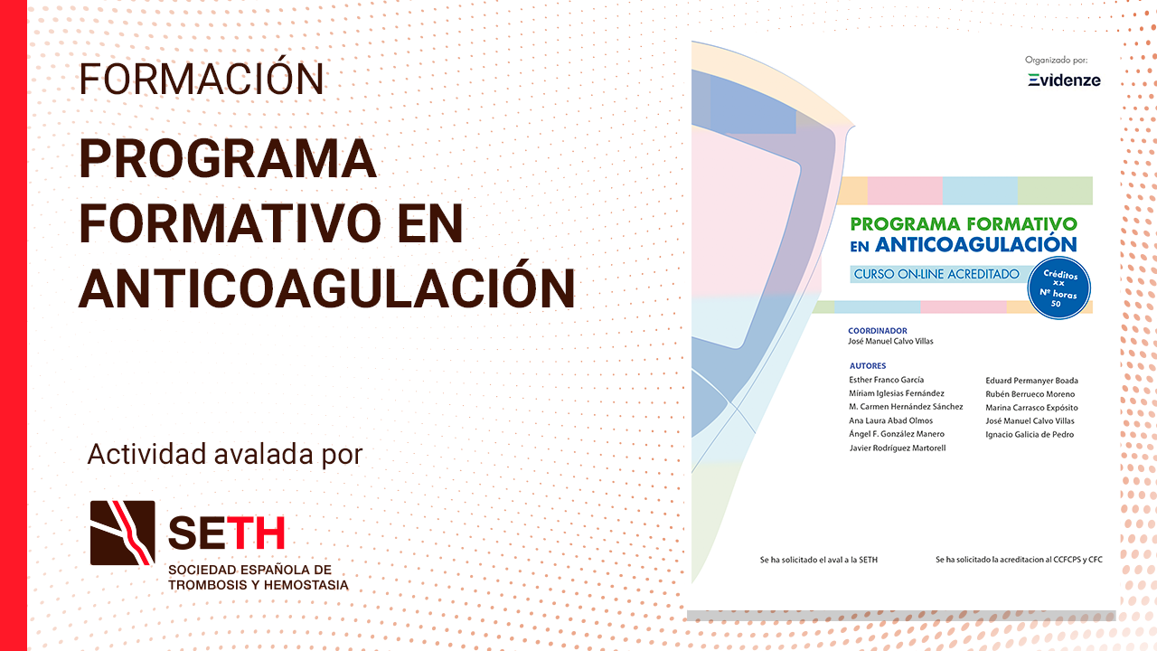 Programa formativo en anticuagulación