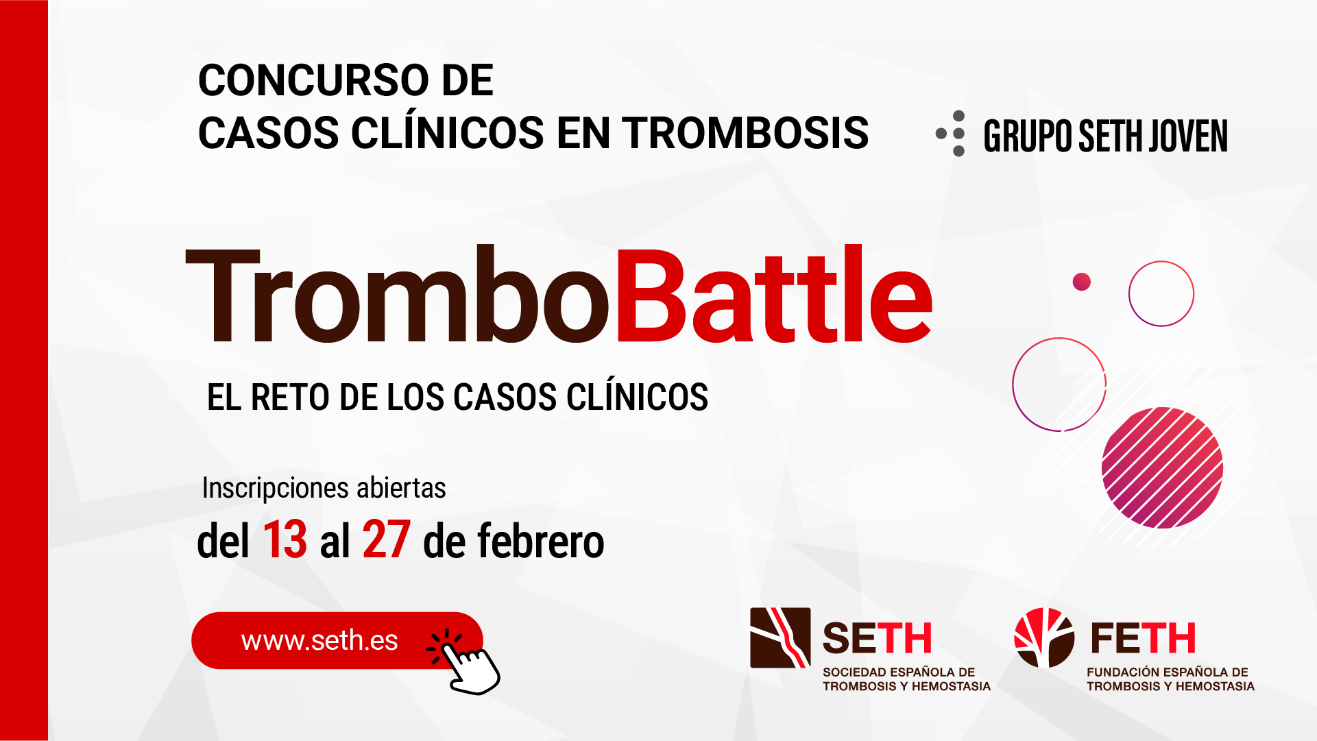 Trombo Battle · Concurso de casos clínicos