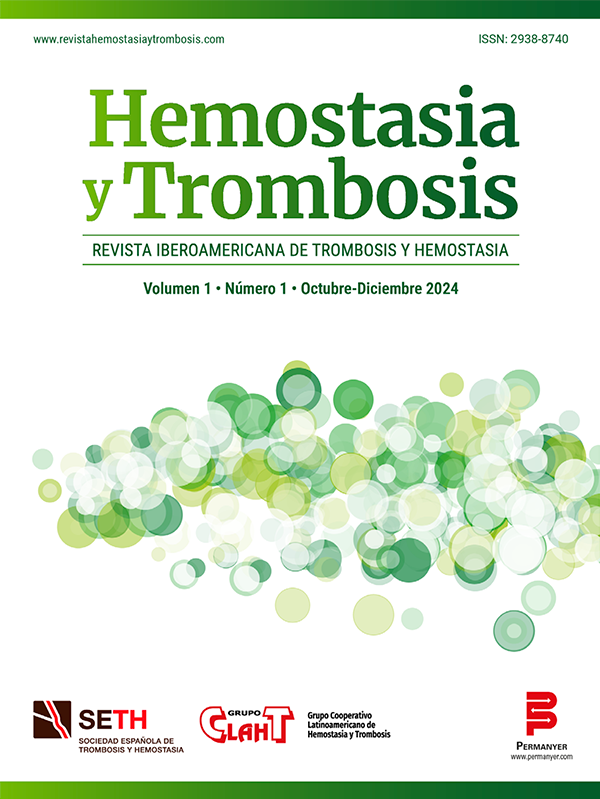 Revista Hemostasia y Trombosis. Volumen 1, Número 1 · Octubre-Diciembre 2024