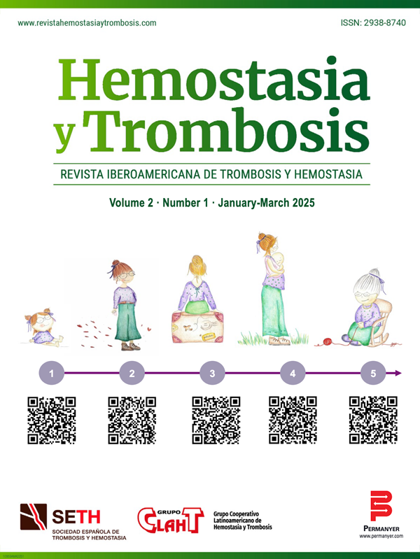 Revista Hemostasia y Trombosis. Volume 2, Number 1 · January-March 2025