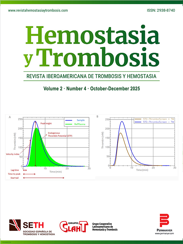Revista Hemostasia y Trombosis. Volume 2, Number 4 · October-December 2025