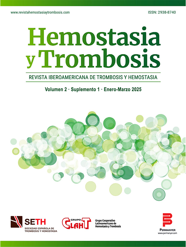 Revista Hemostasia y Trombosis. Volumen 2, Suplemento 1 · Enero-Marzo 2025