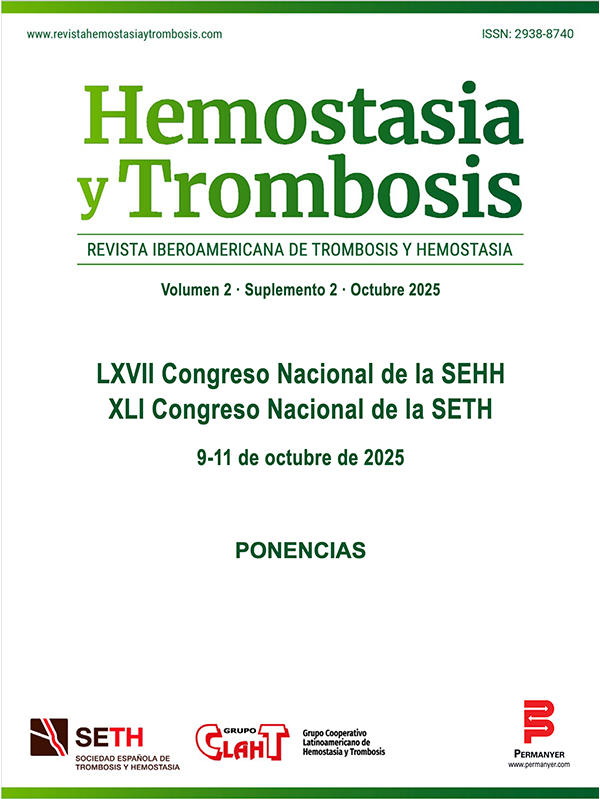 Revista Hemostasia y Trombosis. Volumen 2, Suplemento 2 · Octubre 2025