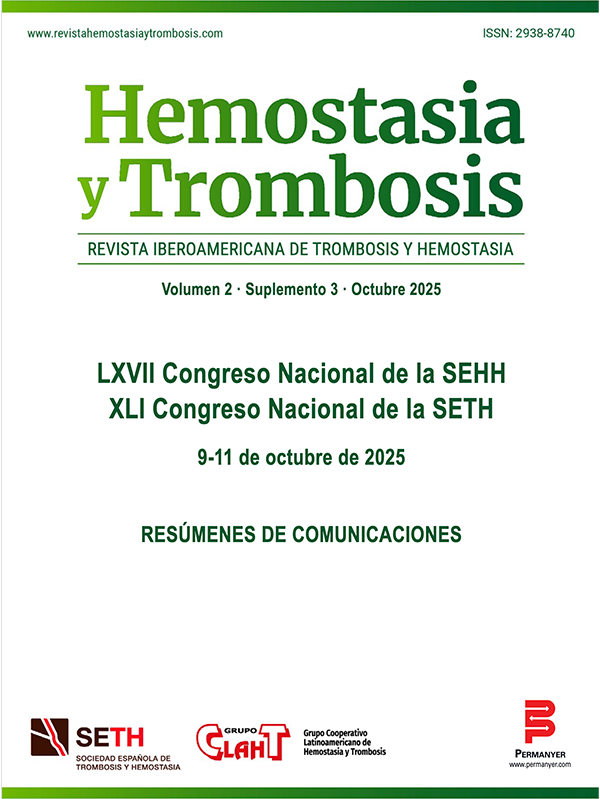Revista Hemostasia y Trombosis. Volumen 2, Suplemento 3 · Octubre 2025
