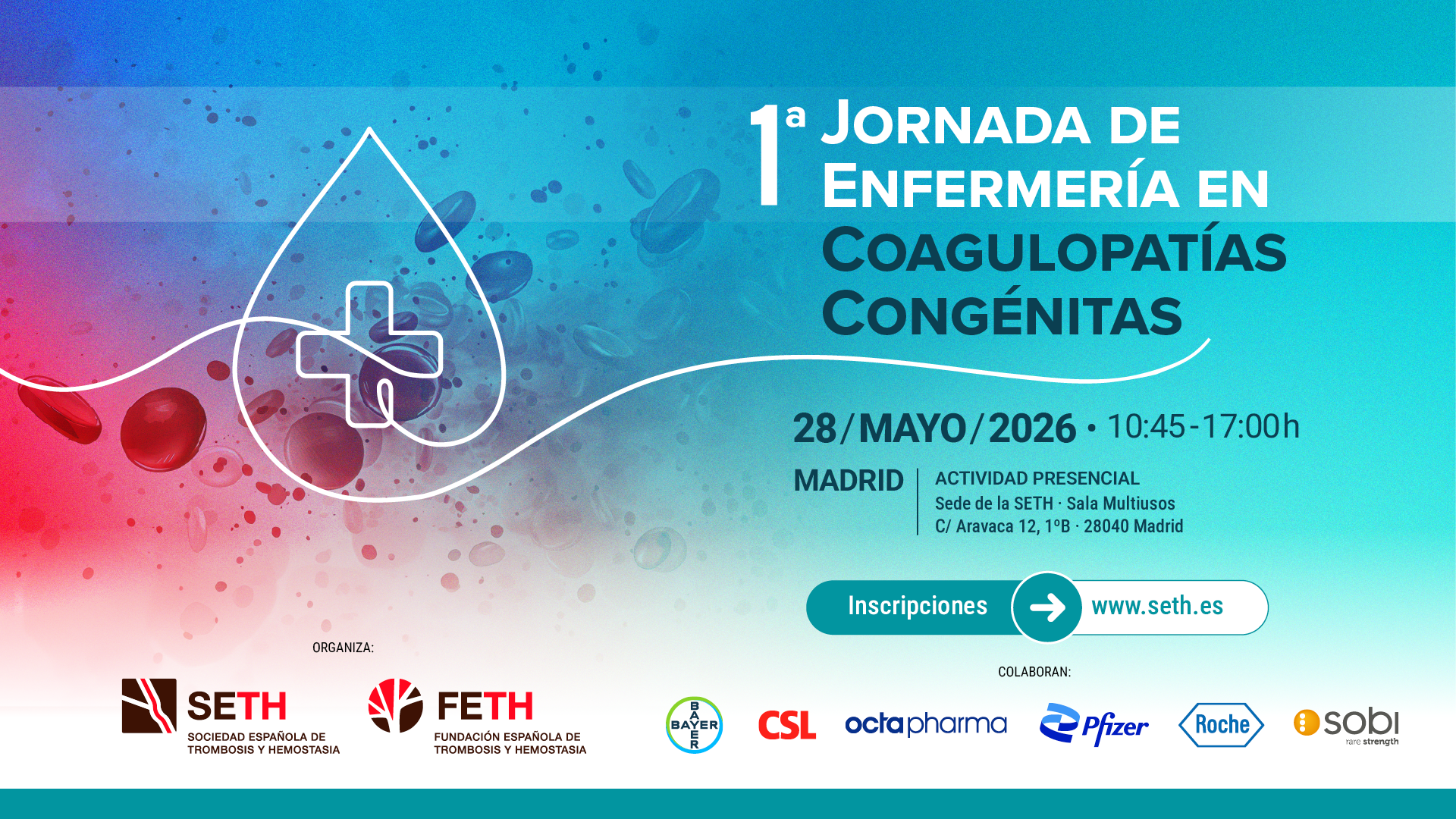 1ª Jornada de enfermería en coagulopatías congénitas