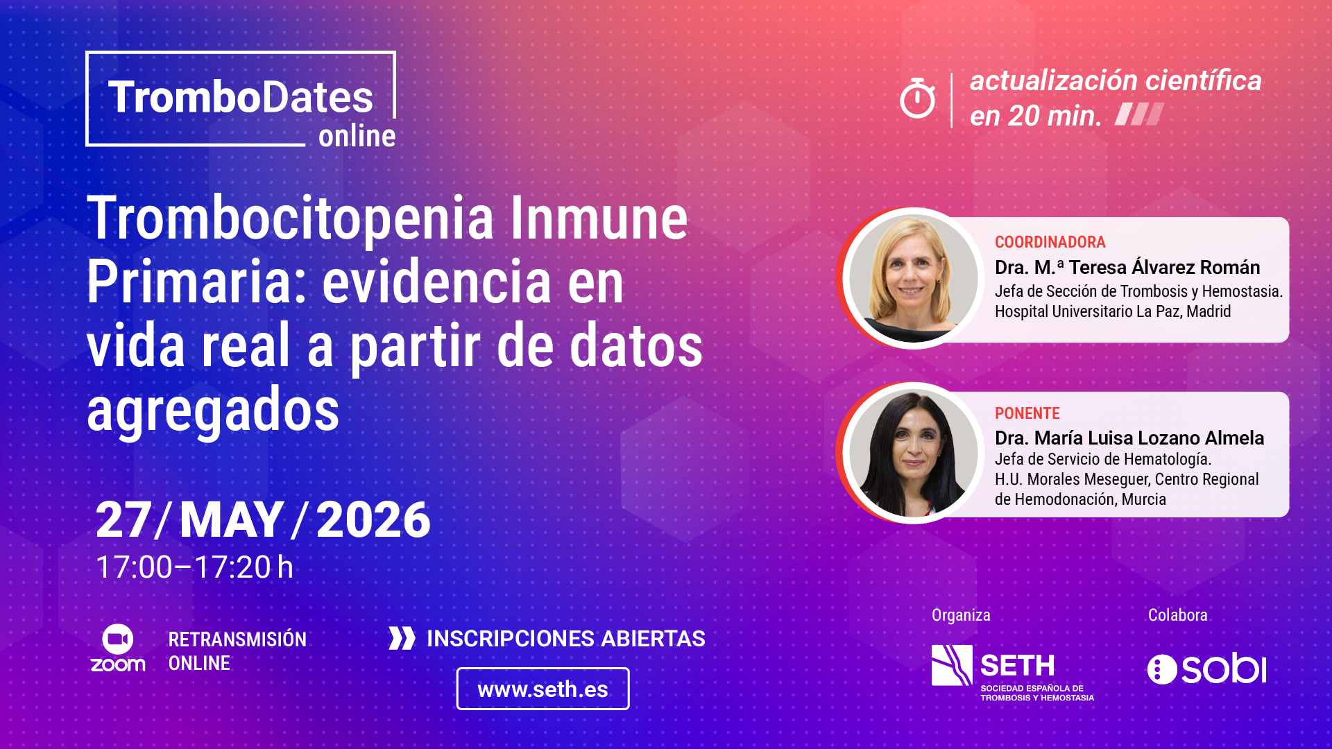 TromboDates: Trombocitopenia Inmune Primaria: Evidencia en vida real a partir de datos agregados