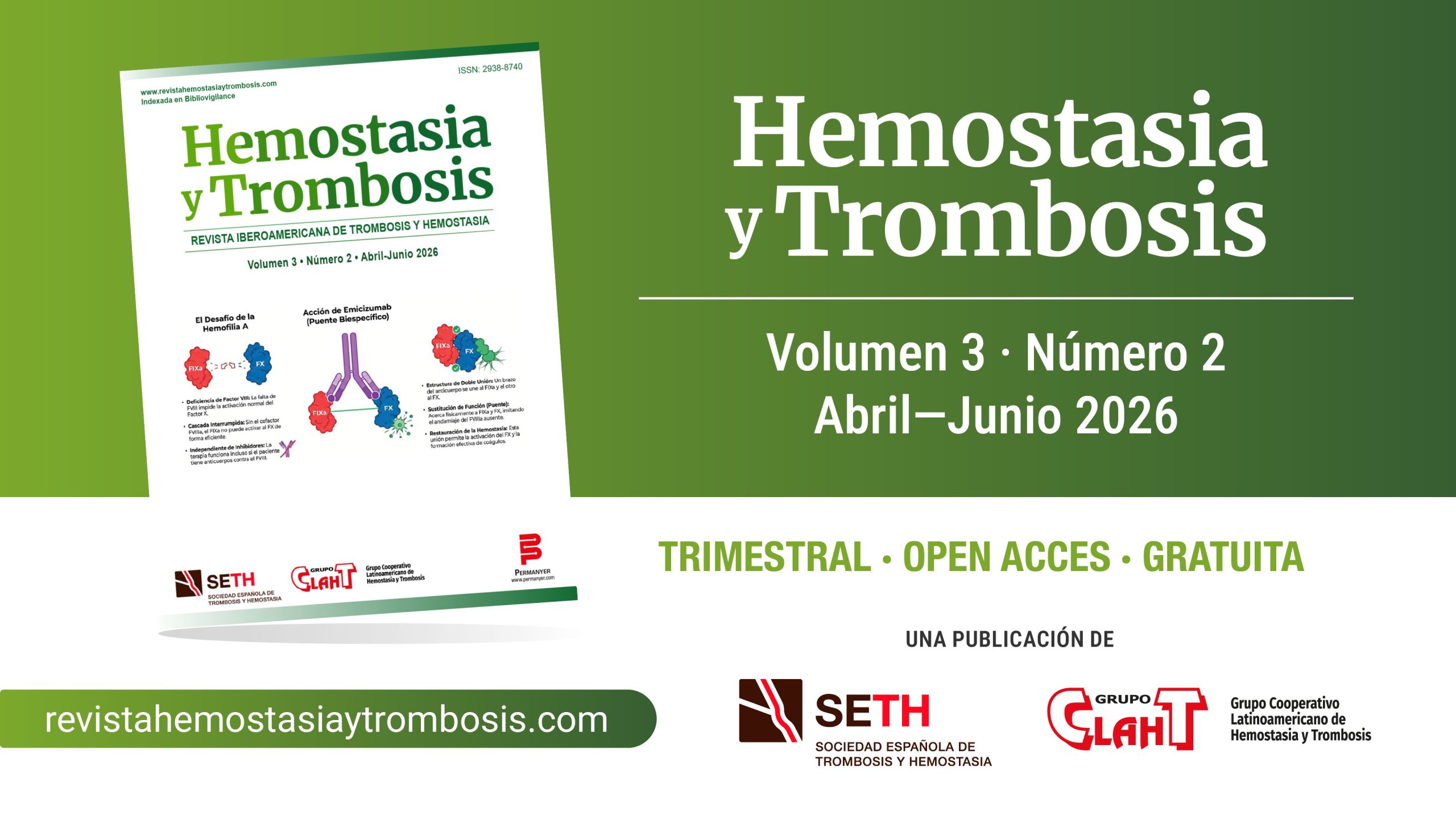 Revista Hemostasia y Trombosis. Volumen 3, Número 2 · Abril—Junio 2026