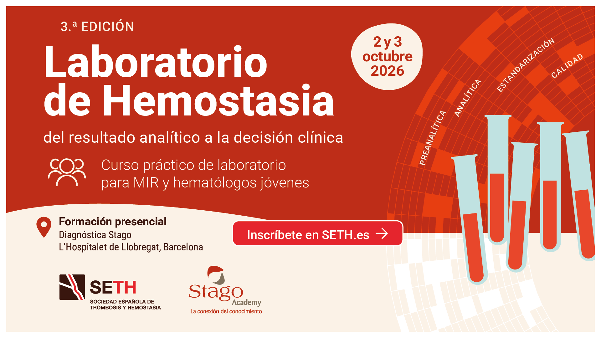 Curso «Laboratorio de Hemostasia» 3ª edición